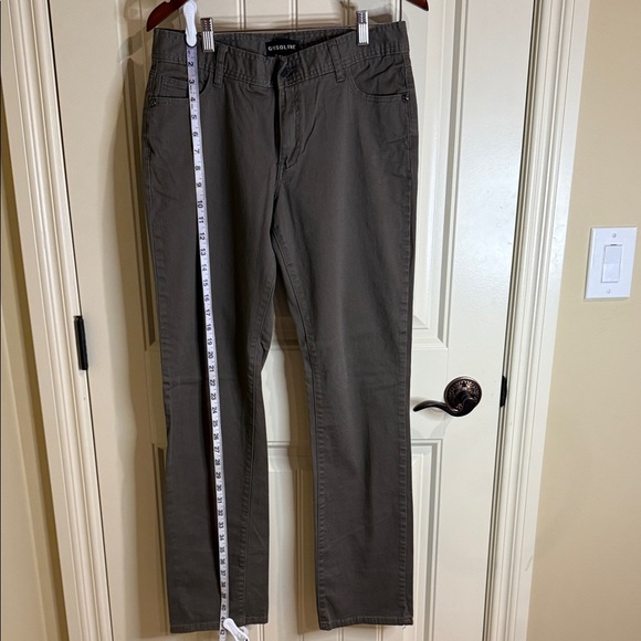 Gasoline Pants Women's Boot Cut Jeans Olive Size 8x32 - Picture 15 of 15